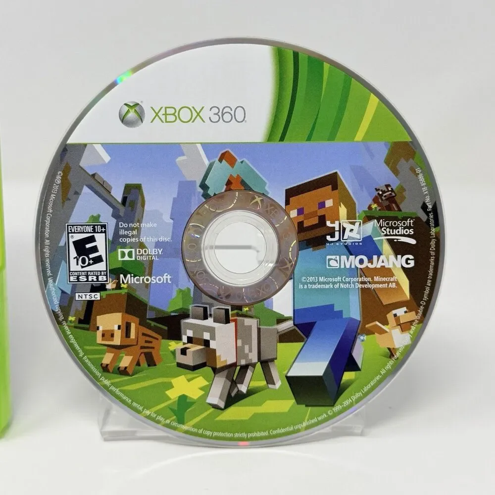 Minecraft Xbox 360 Edition Microsoft Xbox 360 X360 2013 No Manual Tested